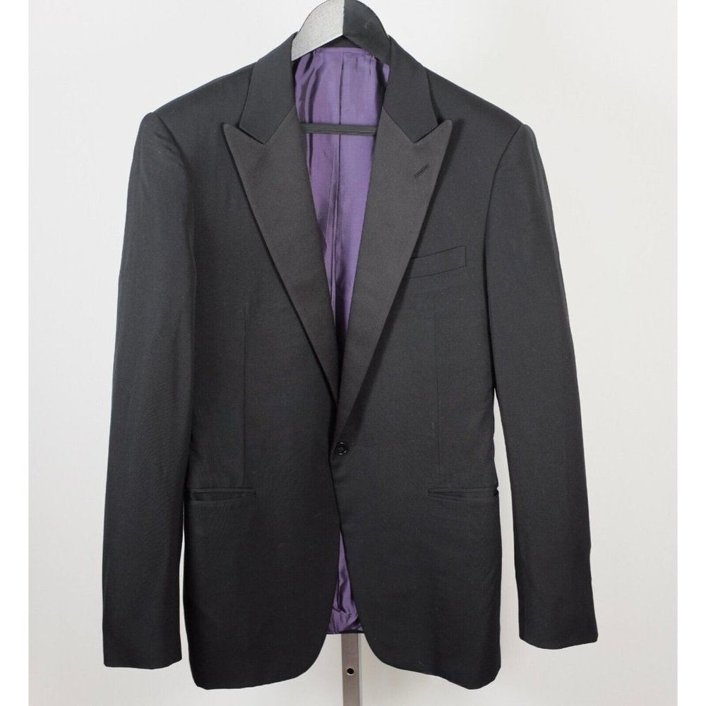 $5000 Ralph Lauren Purple Label Black Tuxedo Jacket